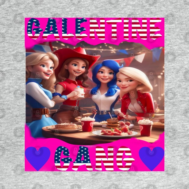 Galentines gang girls party by sailorsam1805